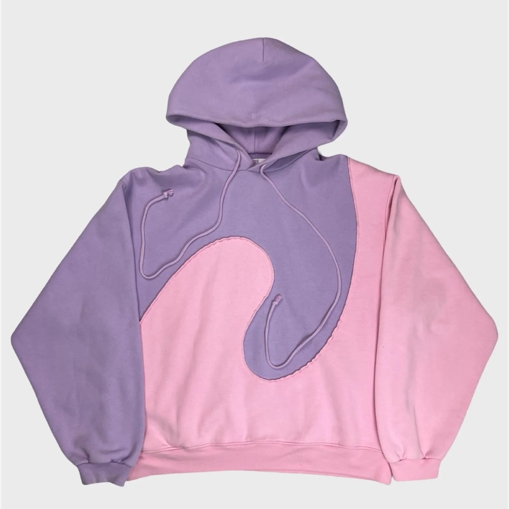 ERL swirl hoodie Purple and Pink